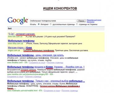 Анализ рекламной стратегии конкурента