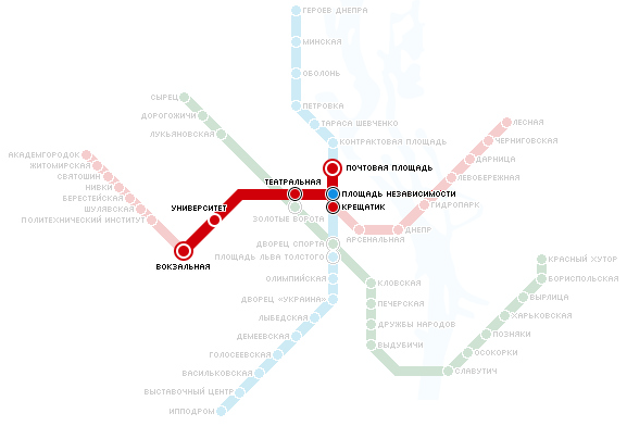 Карта метро