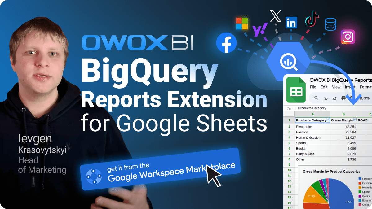 OWOX BI BigQuery Reports Extension for Google Sheets