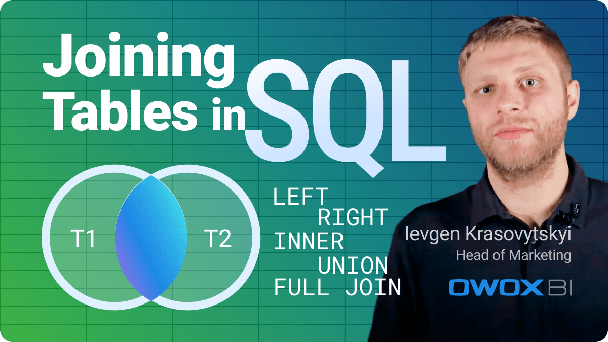 Joining tables in SQL | INNER JOIN, LEFT JOIN, RIGHT JOIN, FULL JOIN, UNION