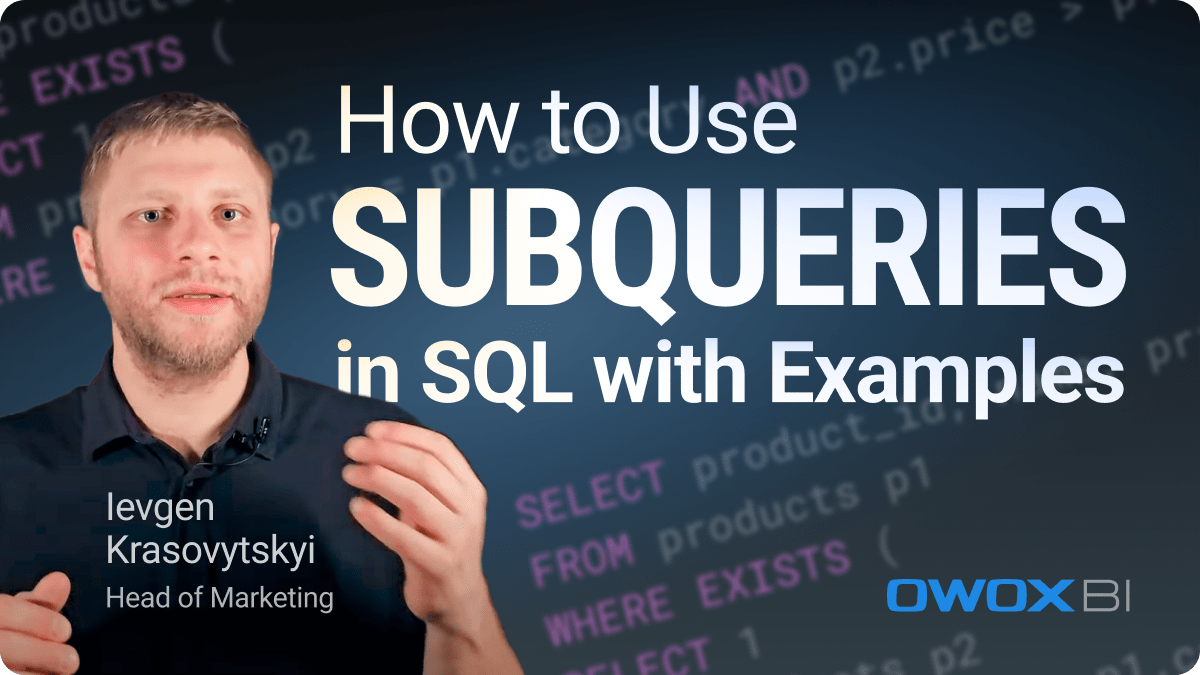 How to Use SUBQUERIES in SQL with Examples