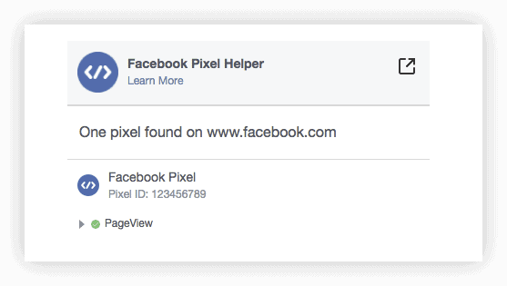 Facebook Pixel Helper