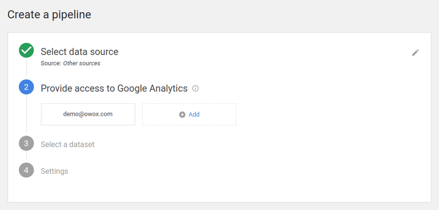 access to Google Analytics