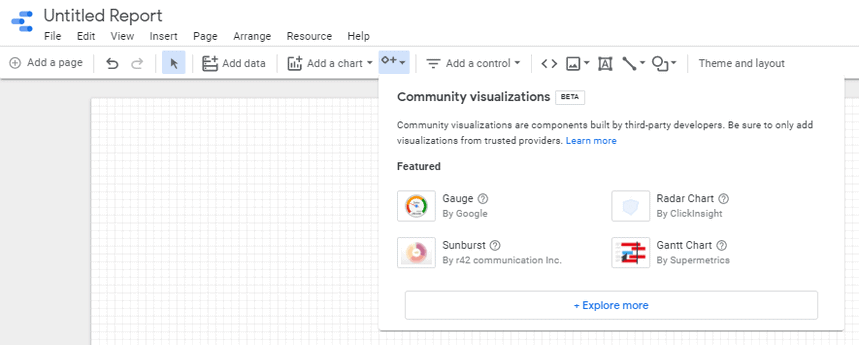 third-party visualizations