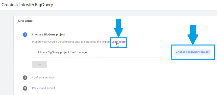 BigQuery project