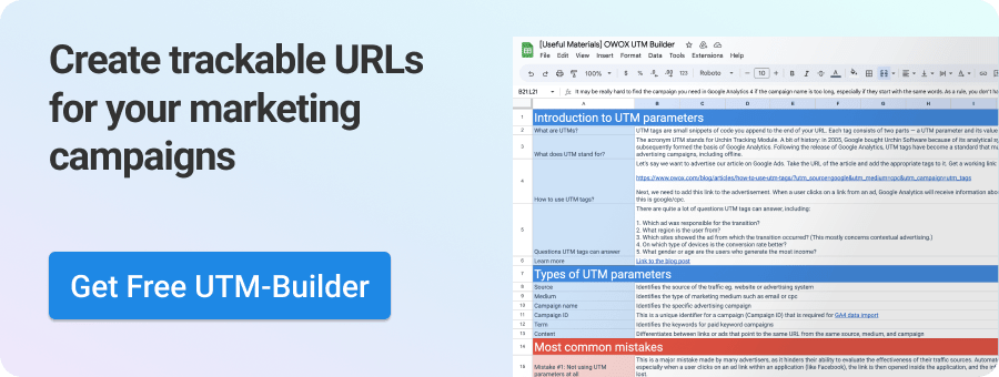 Create trackable URLs for your marketing campaigns