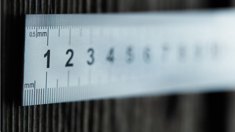 9.21 inches store on a ruler