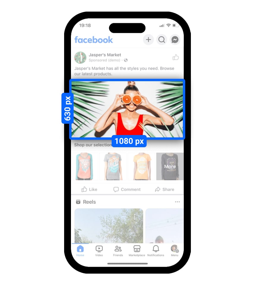 Facebook catalog image